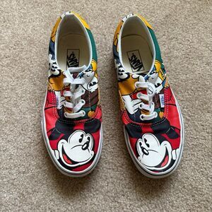 Vans Off The Wall Unisex Disney Mickey Mouse Friends Shoes Mens 5.5 Womens 7 NEW